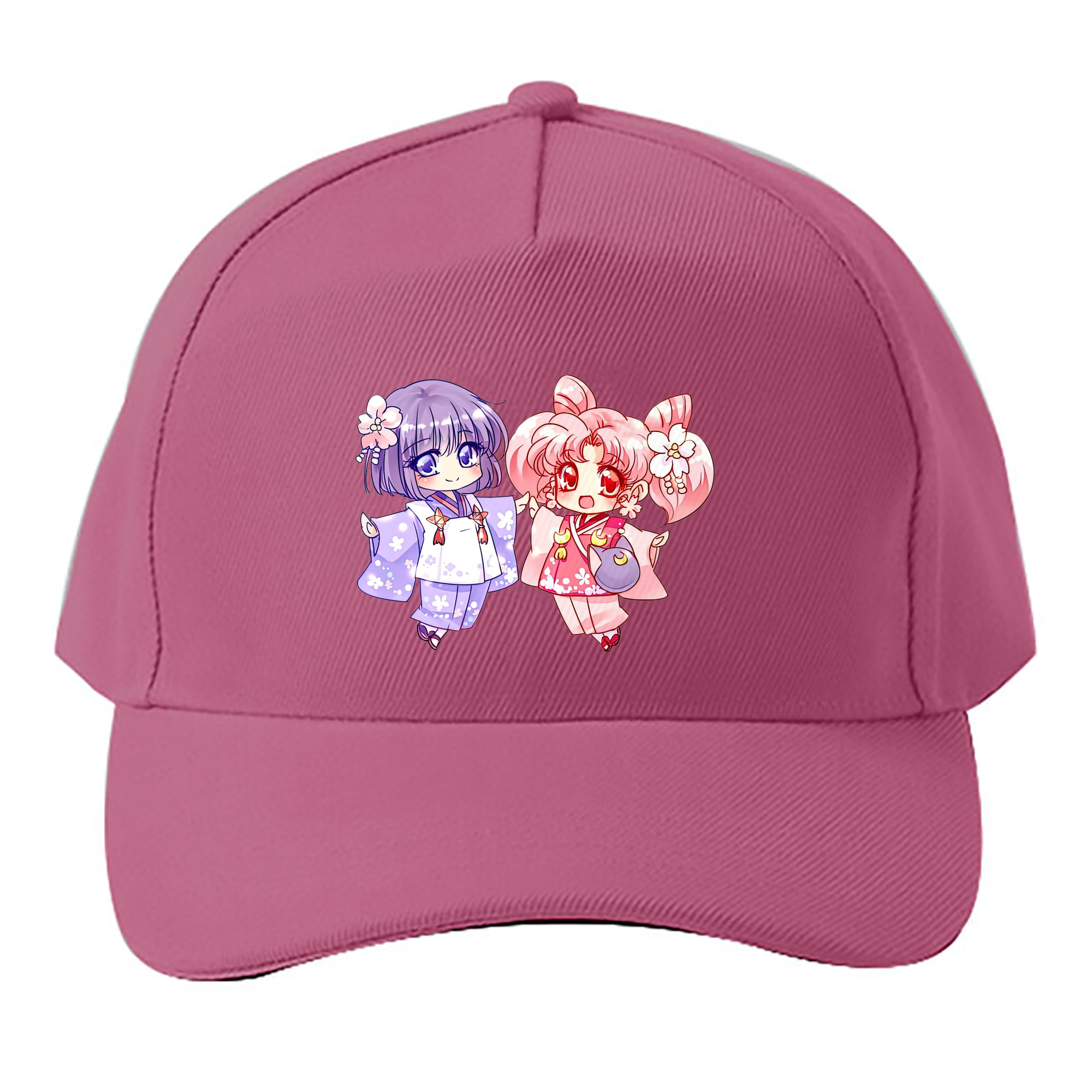 （画像用） 美少女戦士セーラームーン ちびうさ Sailor Moon Chibiusa Tsukino Usagi Small Lady Serenity ベースボールキャップ 綿100％ 男女兼用 帽子 スポーツ
